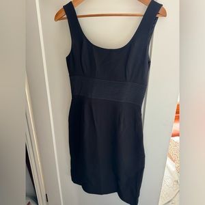 MOSCHINO little black dress with bow detail in the back